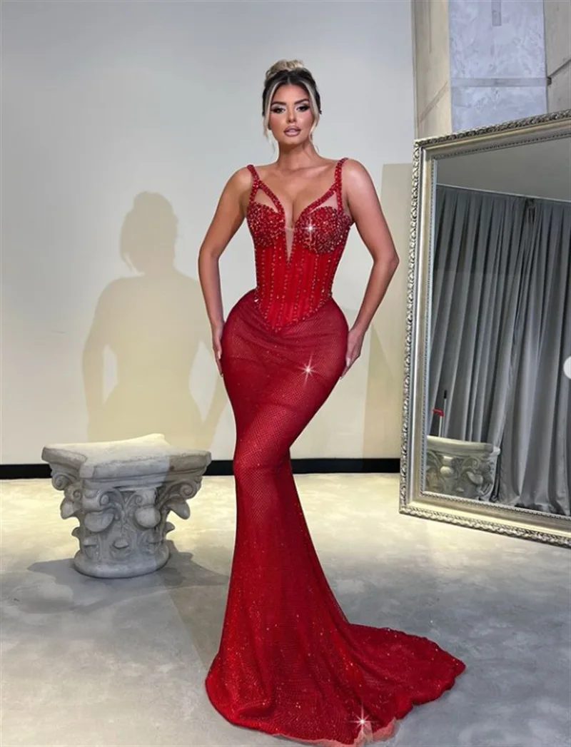 ILADO 2025 Очаровательное сверкающее красное платье русалки с блестками и ремешками без рукавов Вечернее платье
ILADO 2025 Очаровательное сверкающее красное платье русалки с блестками и ремешками без рукавов Вечернее платье