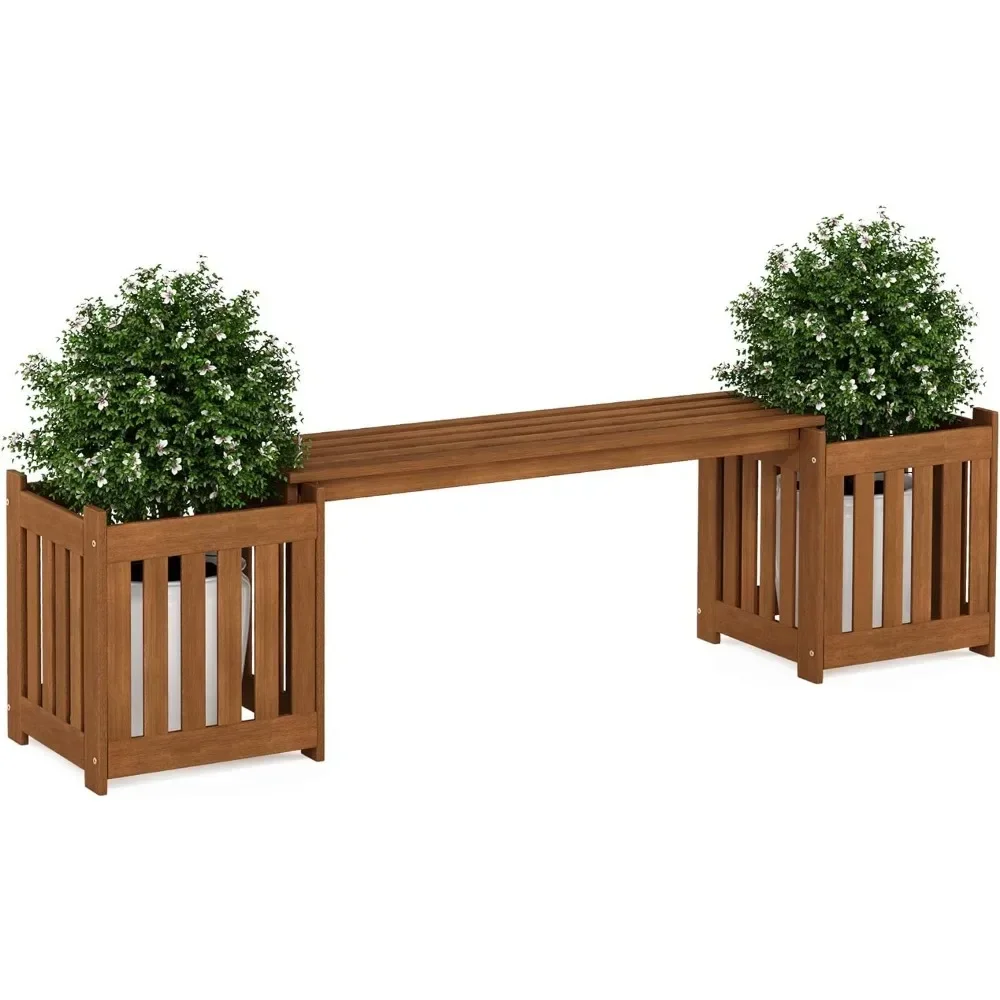 # Hardwood Outdoor Lifestyle Flowerbox With Bench, Natural,Balcony Furniture,Outside Patio #
# Hardwood Outdoor Lifestyle Flowerbox With Bench, Natural,Balcony Furniture,Outside Patio #
