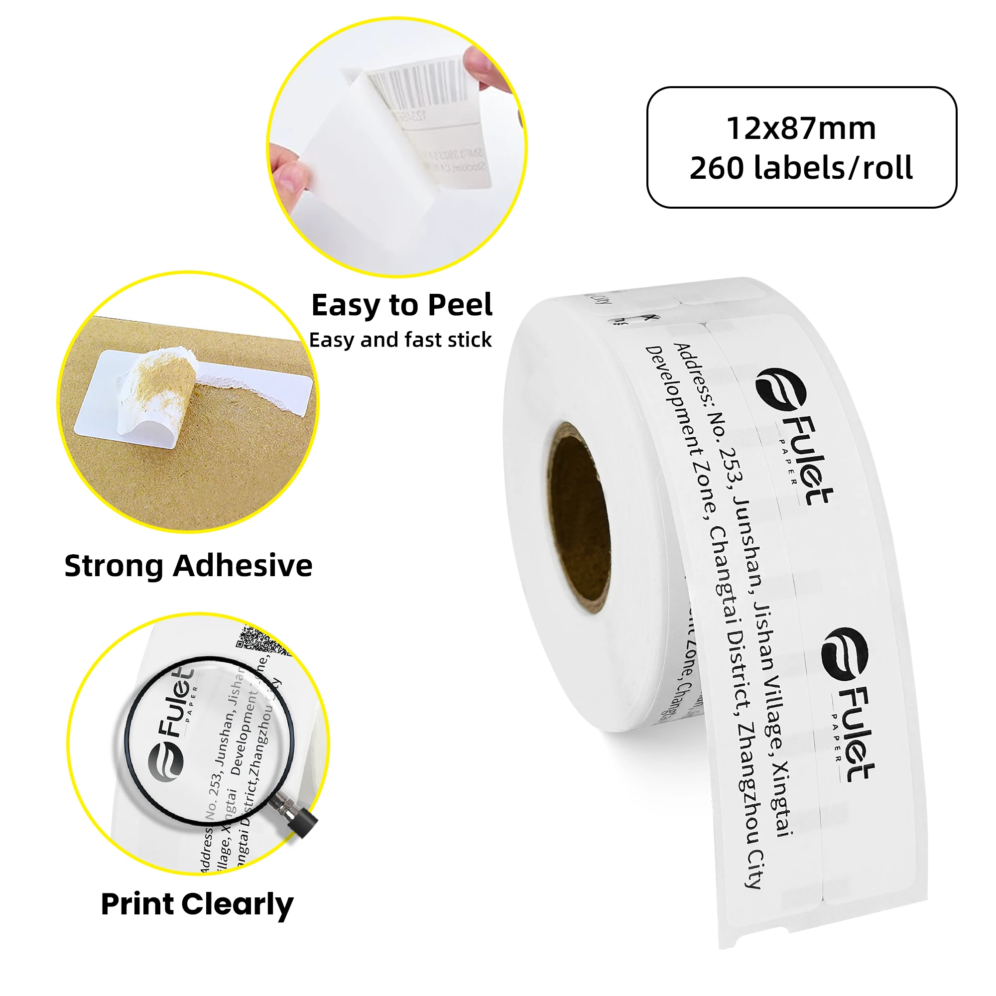 Dymo 30277 Comaptible 2-up File Folder Labels 9/16" x 3-7/16” 14x87mm 260 labels per roll
Dymo 30277 Comaptible 2-up File Folder Labels 9/16" x 3-7/16” 14x87mm 260 labels per roll