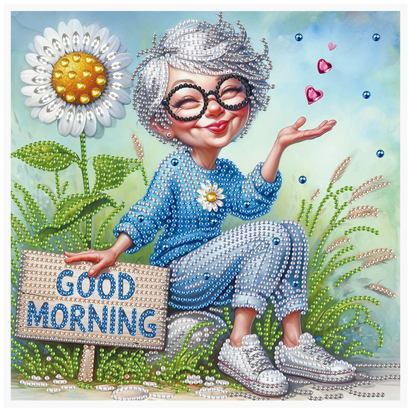 DIY Happy Grandma специальной формы алмазный художественный набор для начинающих и взрослых, набор алмазной живописи для украшения стен дома, подарок
DIY Happy Grandma специальной формы алмазный художественный набор для начинающих и взрослых, набор алмазной живописи для украшения стен дома, подарок