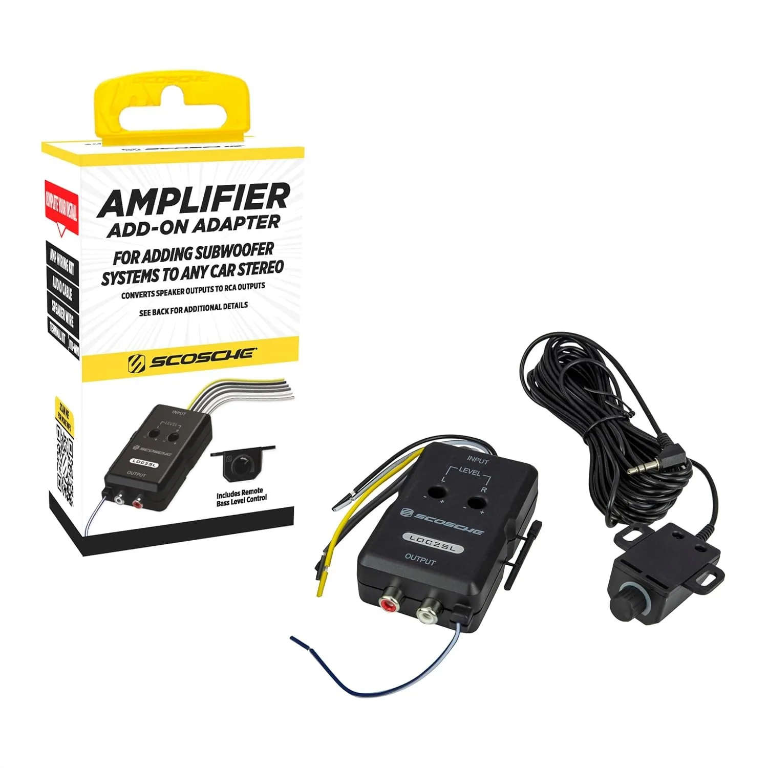 Line Output Converter with Remote Knob 2CH RCA Converter for Car Audio Subwoofer Amp Easy Install
Line Output Converter with Remote Knob 2CH RCA Converter for Car Audio Subwoofer Amp Easy Install
