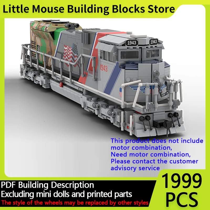 City Car Model MOC Building Bricks SD70ACE Diesel Locomotive Train Modular Technology Gifts Holiday Assemble Children Toys Suit 
City Car Model MOC Building Bricks SD70ACE Diesel Locomotive Train Modular Technology Gifts Holiday Assemble Children Toys Suit