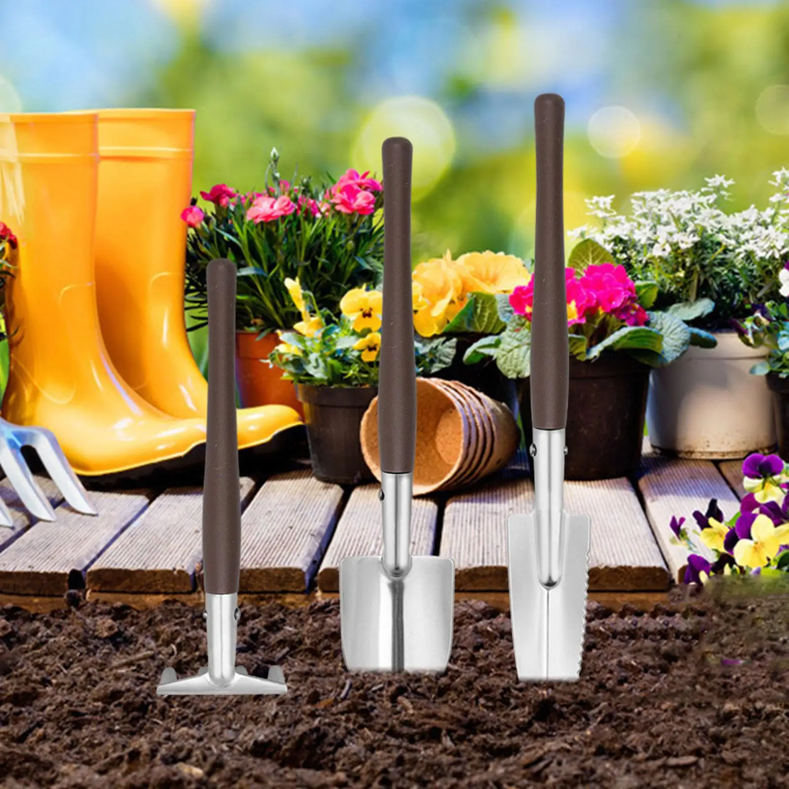 Mini Garden Tools Versatile Labor Saving Sturdy Hand Planting Tools Gardening Kit for Backyard Balcony Potted Plants Patio Lawn
Mini Garden Tools Versatile Labor Saving Sturdy Hand Planting Tools Gardening Kit for Backyard Balcony Potted Plants Patio Lawn