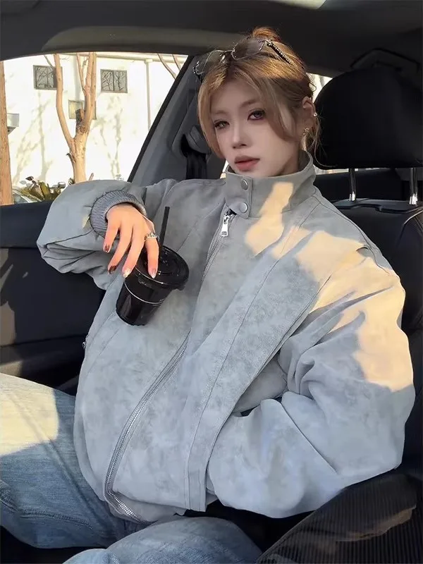 Куртка Cleanfit из деконструированной искусственной кожи с воротником-стойкой, осенне-зимняя, в американском винтажном стиле, с кожаными вставками
Куртка Cleanfit из деконструированной искусственной кожи с воротником-стойкой, осенне-зимняя, в американском винтажном стиле, с кожаными вставками