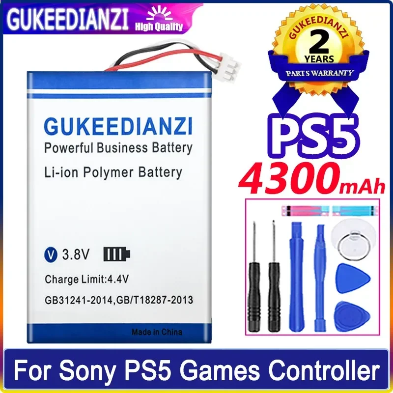 GUKEEDIANZI Сменный аккумулятор PS5 (LIP1708) 4300 мАч для контроллера Sony PS5 для игрового контроллера DualSense + инструмент
GUKEEDIANZI Сменный аккумулятор PS5 (LIP1708) 4300 мАч для контроллера Sony PS5 для игрового контроллера DualSense + инструмент