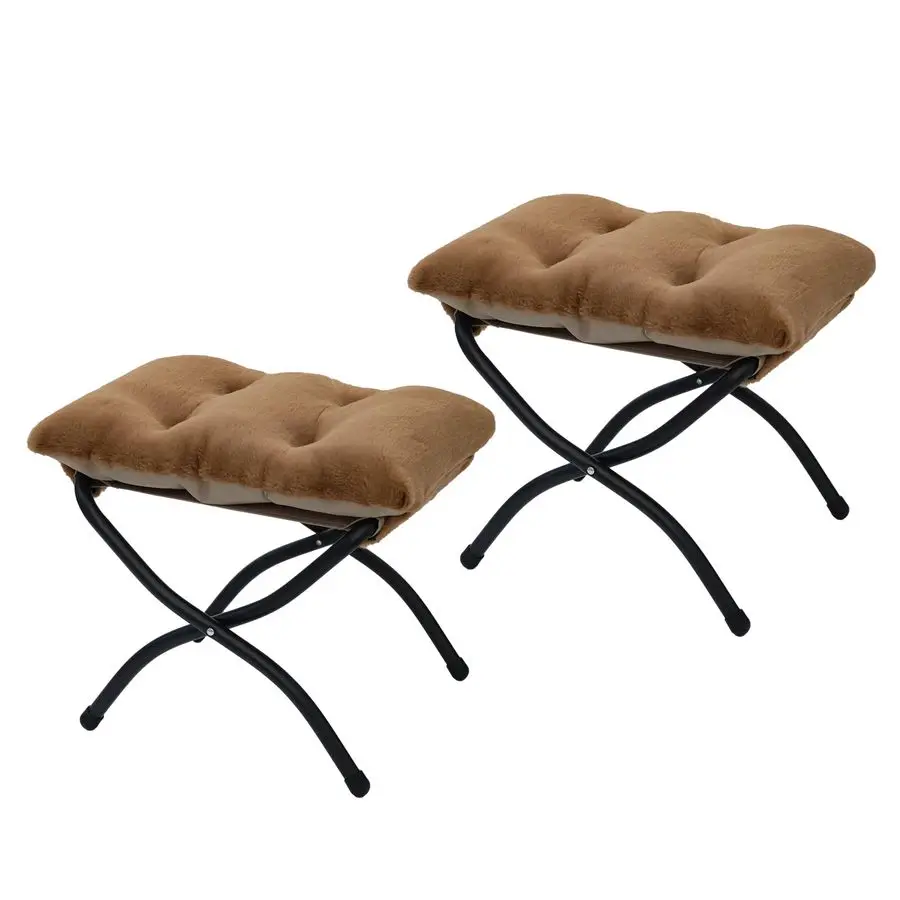 Folding Ottoman, Set of 2, Foldable Footrest Stool, Small Foot Stool for Couch, Collapsible Foot Rest Ottoman for Sofa, Accent
Folding Ottoman, Set of 2, Foldable Footrest Stool, Small Foot Stool for Couch, Collapsible Foot Rest Ottoman for Sofa, Accent