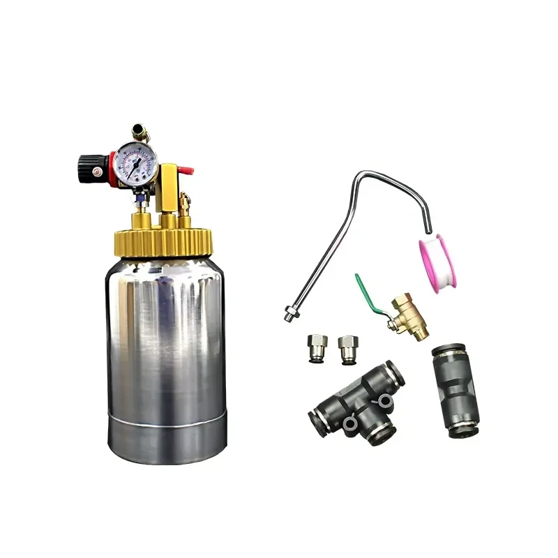 Portable 2L Pneumatic Pressure Barrel Paint Tank with Spray Customizable OEM Support
Portable 2L Pneumatic Pressure Barrel Paint Tank with Spray Customizable OEM Support