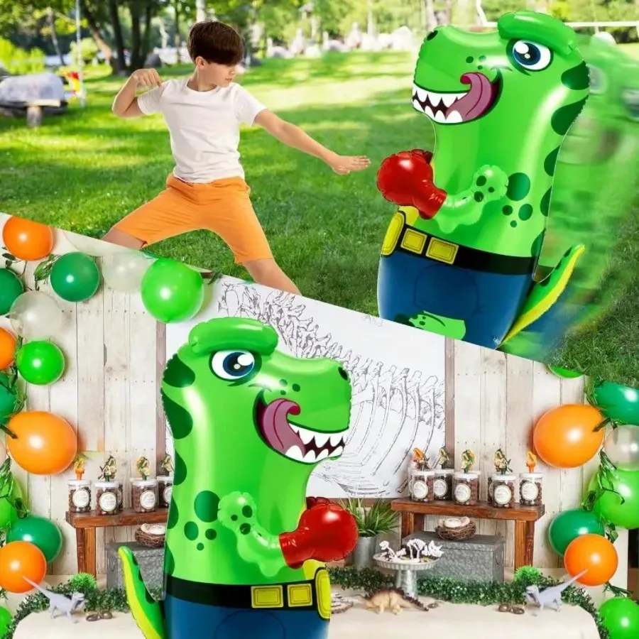 Inflatable Dinosaur Punching Bag for 47 Inches, Blow Up Punching Bag Toys For, T-Rex Dinosaur Bouncing-Back Bopper, Indoor And
Inflatable Dinosaur Punching Bag for 47 Inches, Blow Up Punching Bag Toys For, T-Rex Dinosaur Bouncing-Back Bopper, Indoor And