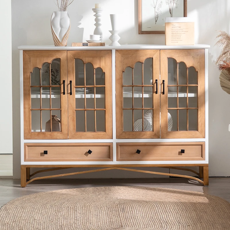 Home entrance cabinet Home foyer Aisle decoration Retro side Solid wood living room against the
Home entrance cabinet Home foyer Aisle decoration Retro side Solid wood living room against the