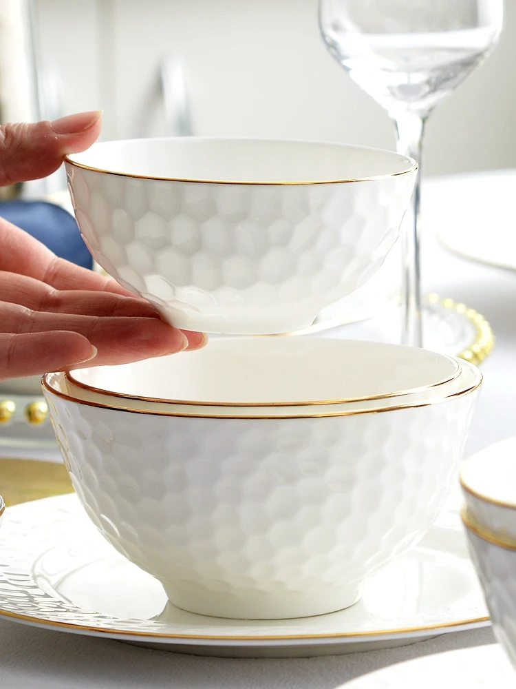 Home Use Cerc Bowl Set Rice Eating Bowl European Creative 5 Inch 6 Inch 0 Pieces Combination Porcelain Tableware
Home Use Cerc Bowl Set Rice Eating Bowl European Creative 5 Inch 6 Inch 0 Pieces Combination Porcelain Tableware
