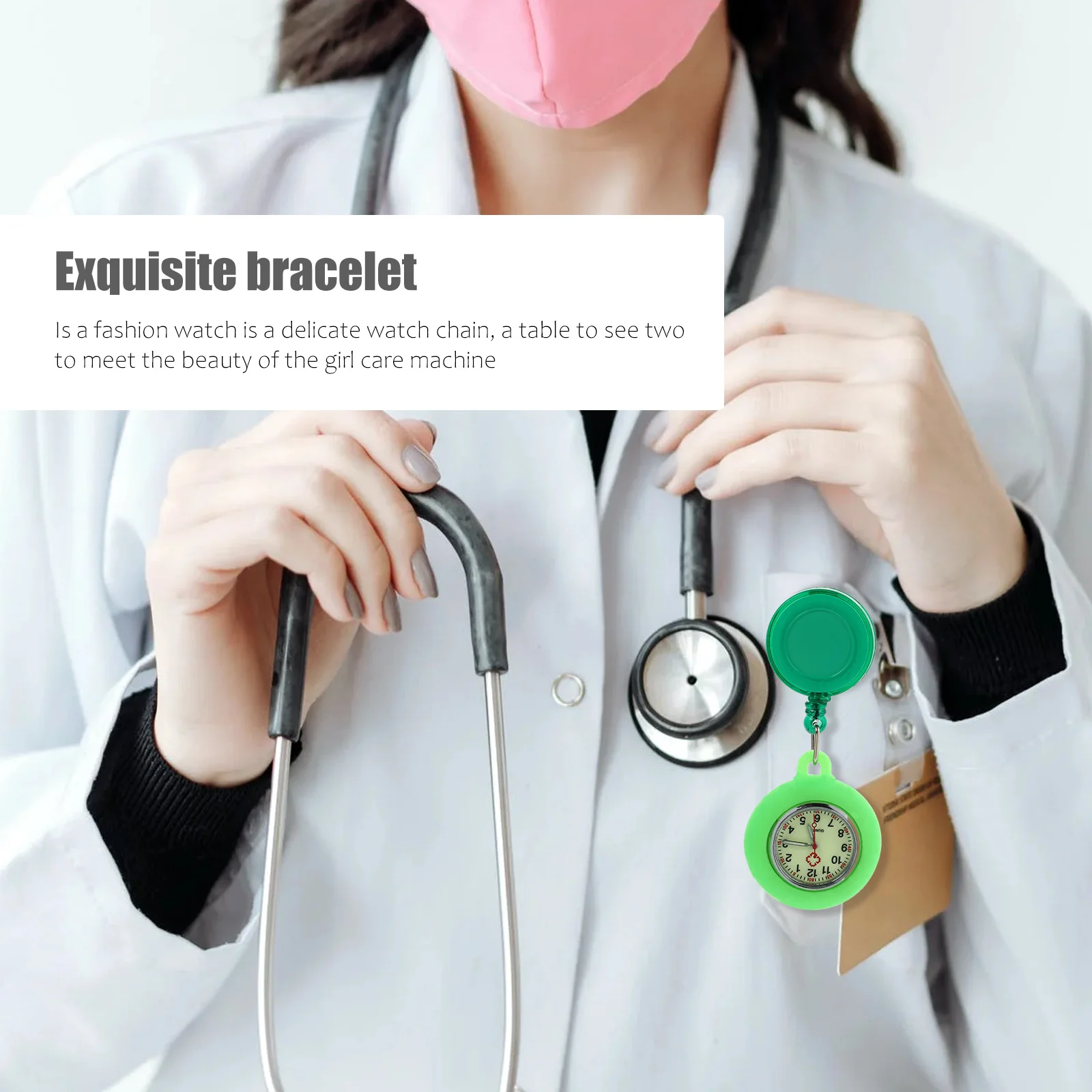 Portable Luminous Nurse Watch Lightweight Quartz Pocket Watch with Beautiful Design for Healthcare Workers Professional Use
Portable Luminous Nurse Watch Lightweight Quartz Pocket Watch with Beautiful Design for Healthcare Workers Professional Use