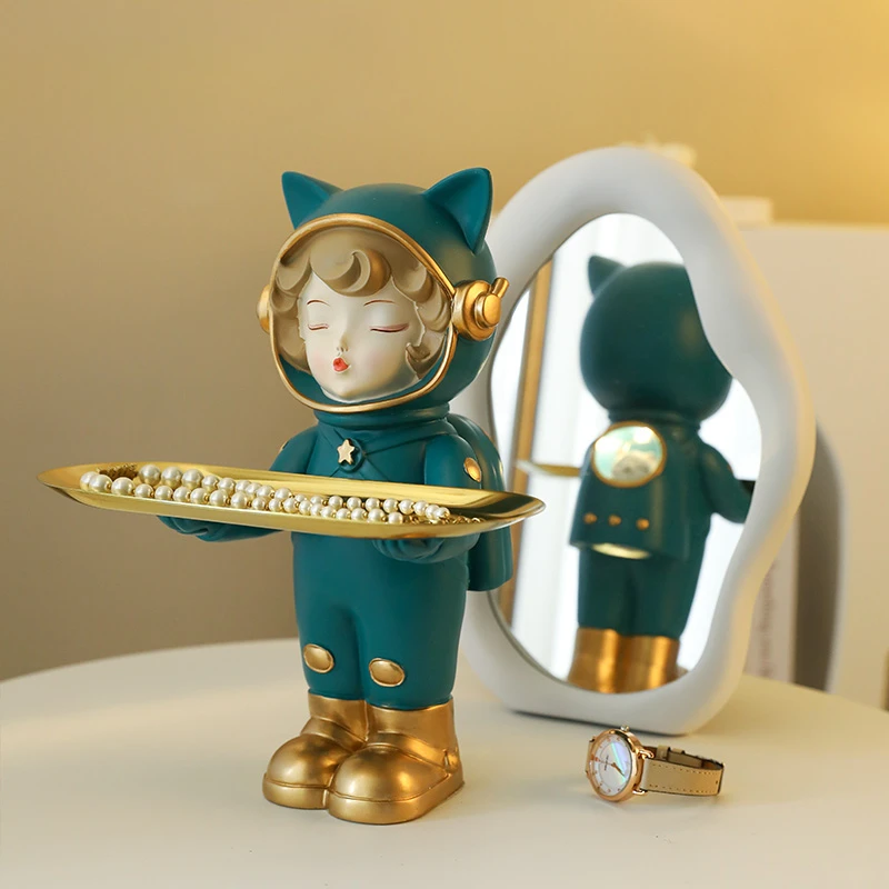 Entrance Doors Astronaut Storage Tray Nordic Style Key Jewelry Storage Rack Home Bedroom Decoration Accessories
Entrance Doors Astronaut Storage Tray Nordic Style Key Jewelry Storage Rack Home Bedroom Decoration Accessories