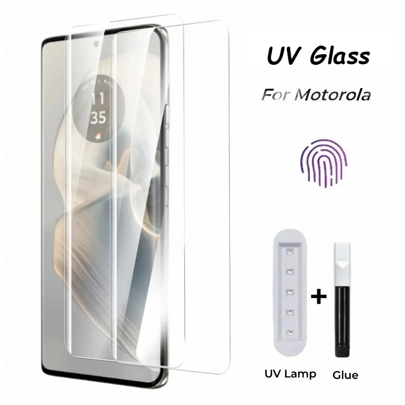 Full Glue Screen Protector for Motorola Edge 50 pro Moto edge 40 Pro 40 Neo X50Ultra Tempered Glass HD Cover with UV Lamp
Full Glue Screen Protector for Motorola Edge 50 pro Moto edge 40 Pro 40 Neo X50Ultra Tempered Glass HD Cover with UV Lamp
