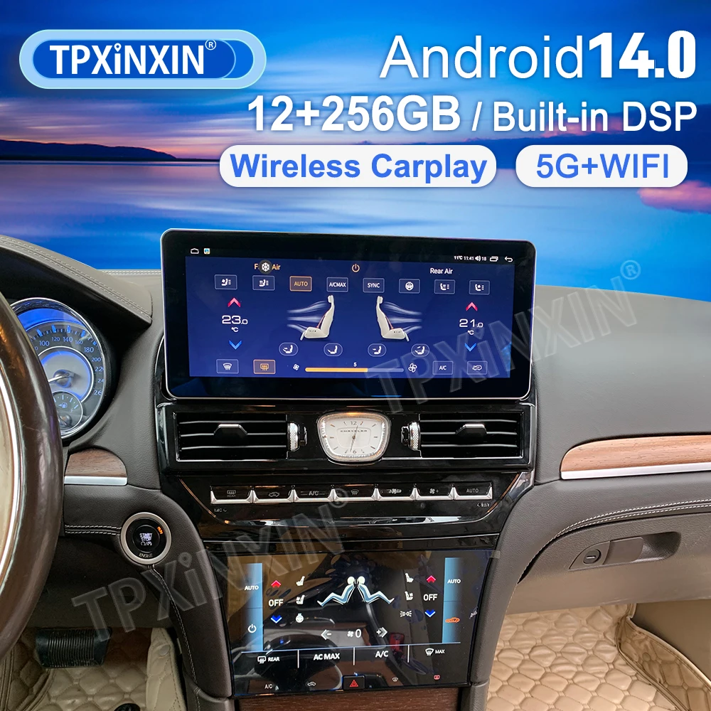 12.3+9.66 Inch Touch Screen Android 14 For Chrysler 300C 2011-2015 Car Multimedia Player GPS Navigation Radio Stereo Head Unit
12.3+9.66 Inch Touch Screen Android 14 For Chrysler 300C 2011-2015 Car Multimedia Player GPS Navigation Radio Stereo Head Unit