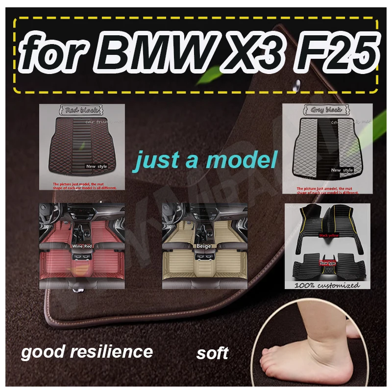 РОСКОШНЫЕ автомобильные коврики для BMW X3 F25 2011 2012 2013 2014 2015 2016, автомобильные подушечки для ног, автомобильный ковер, чехол для салона
РОСКОШНЫЕ автомобильные коврики для BMW X3 F25 2011 2012 2013 2014 2015 2016, автомобильные подушечки для ног, автомобильный ковер, чехол для салона