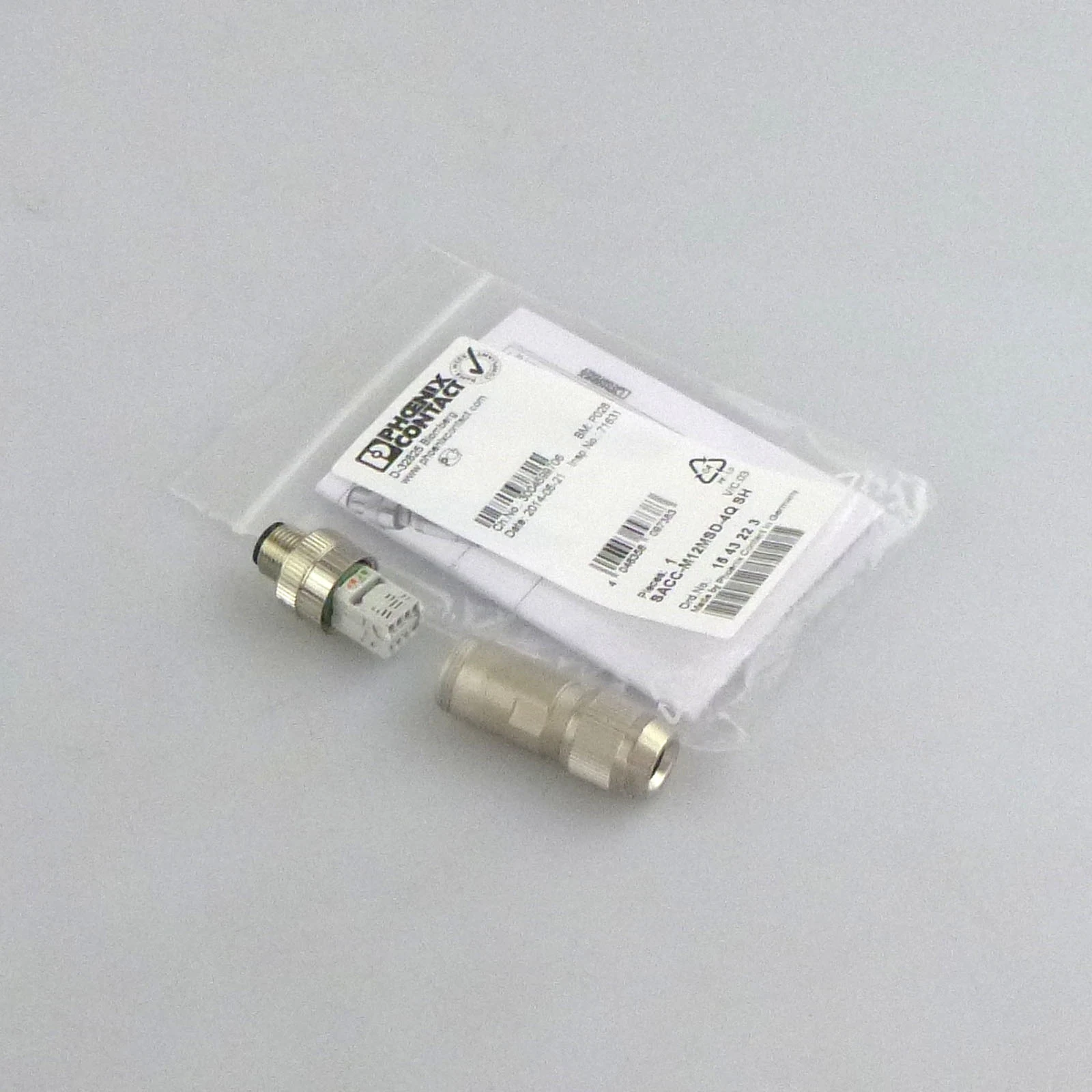 1543223 SACC-M12MSD-4Q SH connector
1543223 SACC-M12MSD-4Q SH connector