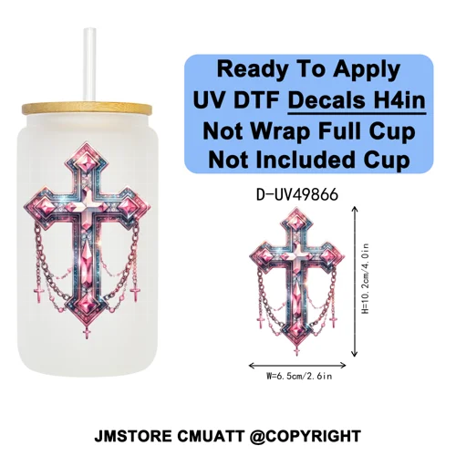 Girly God Christian Female Prayer UV DTF Cup Decals Ready To Apply Custom Waterproof Transfer Stickers For 16OZ Tumbler Bottle
Girly God Christian Female Prayer UV DTF Cup Decals Ready To Apply Custom Waterproof Transfer Stickers For 16OZ Tumbler Bottle