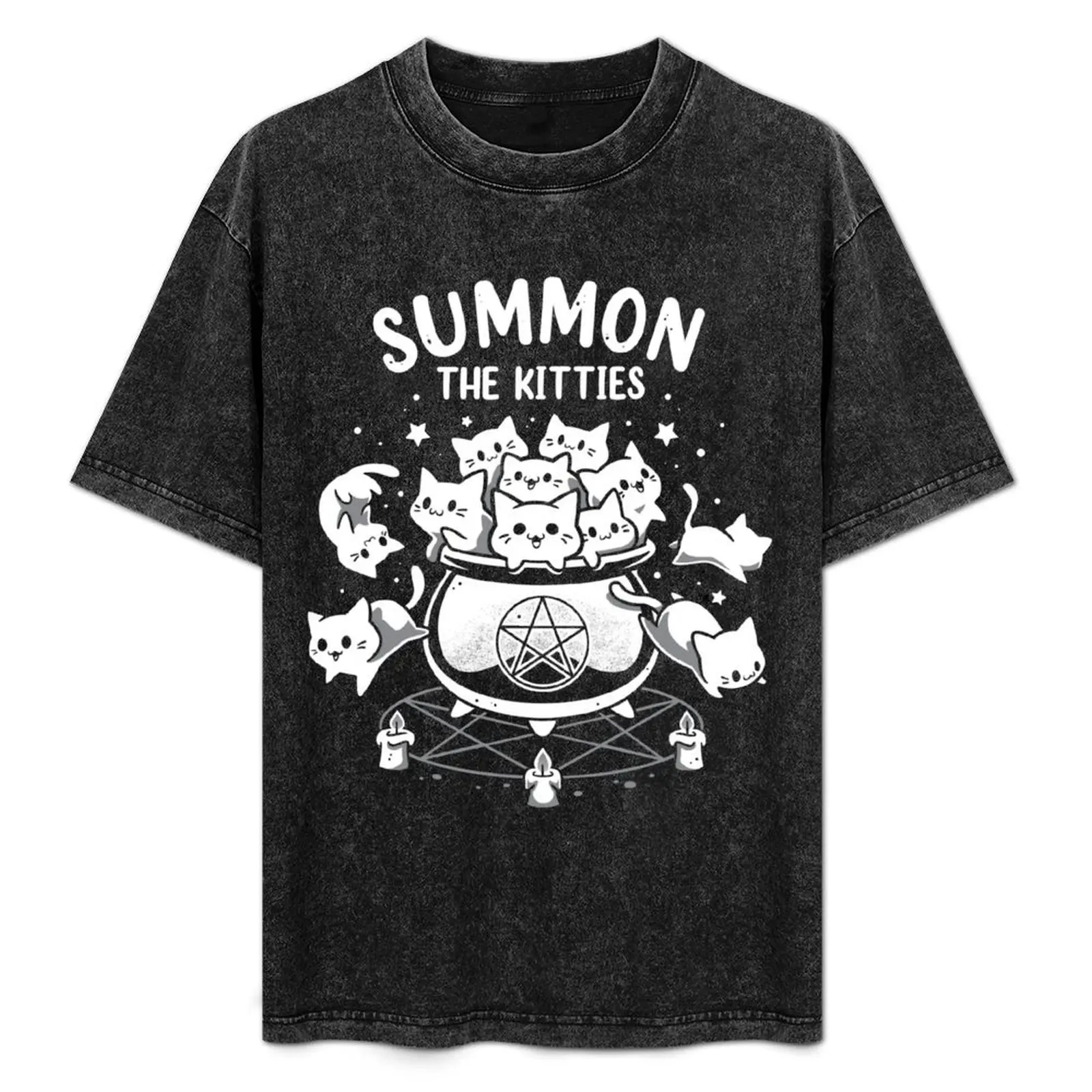 Summon The Kitties - Witchy Cat Ritual T-Shirt Casual Breathable Short Sleeve Top
Summon The Kitties - Witchy Cat Ritual T-Shirt Casual Breathable Short Sleeve Top
