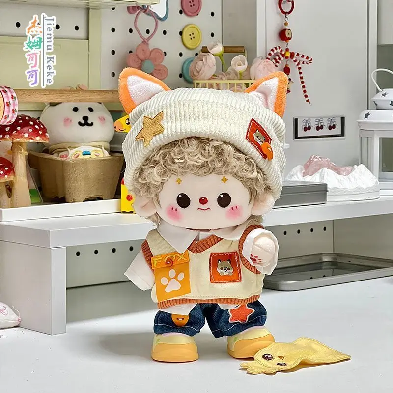 1 set Cartoon 10CM 15CM 20cm Cotton Doll Clothes Set Bear Hat Lovely Cotton Doll's Clothes Fashion Cat Ear Plush Doll Clothes
1 set Cartoon 10CM 15CM 20cm Cotton Doll Clothes Set Bear Hat Lovely Cotton Doll's Clothes Fashion Cat Ear Plush Doll Clothes