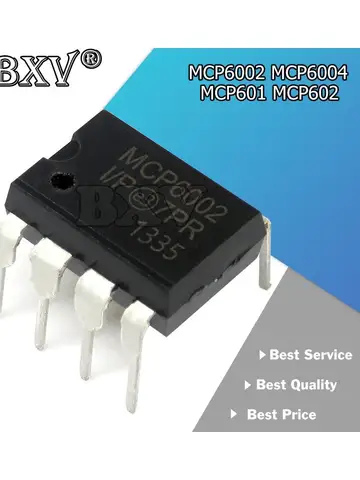 Lote de 10 unidades de MCP6002-I/P MCP6004-I/P MCP601-I/P MCP602-I/P MCP6002 MCP6004 MCP601 MCP602