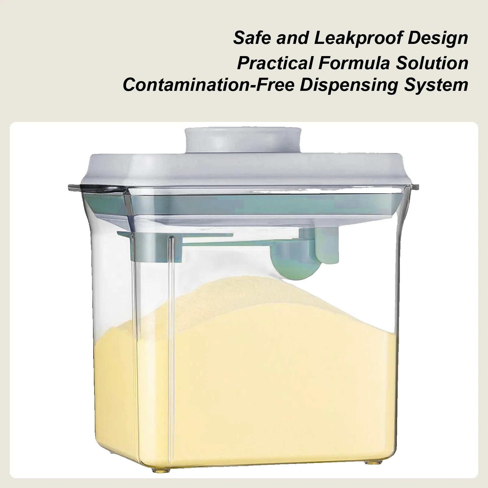 Baby Formula Dispenser 1700ml Large Capacity Powder Storage Container with Spoon Travel Case for Camping Outing Picnic Shopping
Baby Formula Dispenser 1700ml Large Capacity Powder Storage Container with Spoon Travel Case for Camping Outing Picnic Shopping