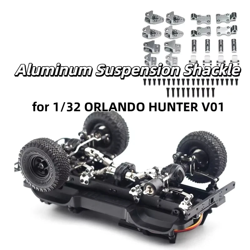 Aluminum Alloy Leaf Spring Hanger Suspension Shackle 1/32 Orlando Hunter V01 LZ0056 Upgrade Components For RC Model Car
Aluminum Alloy Leaf Spring Hanger Suspension Shackle 1/32 Orlando Hunter V01 LZ0056 Upgrade Components For RC Model Car