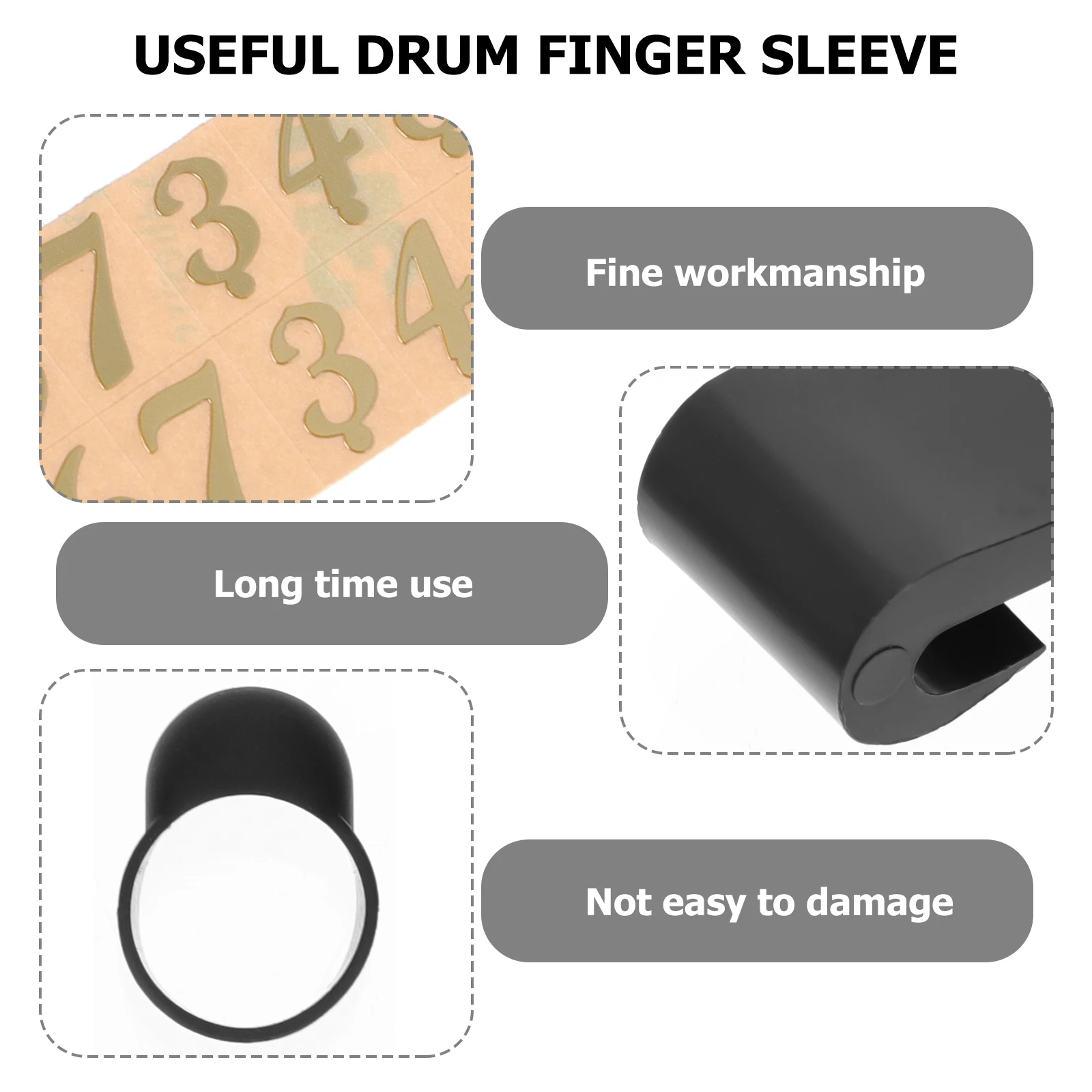 Anti-slip Finger Cover Set Sleeves Tongue Drum Accessories Stick Holder Picks Lift up
Anti-slip Finger Cover Set Sleeves Tongue Drum Accessories Stick Holder Picks Lift up