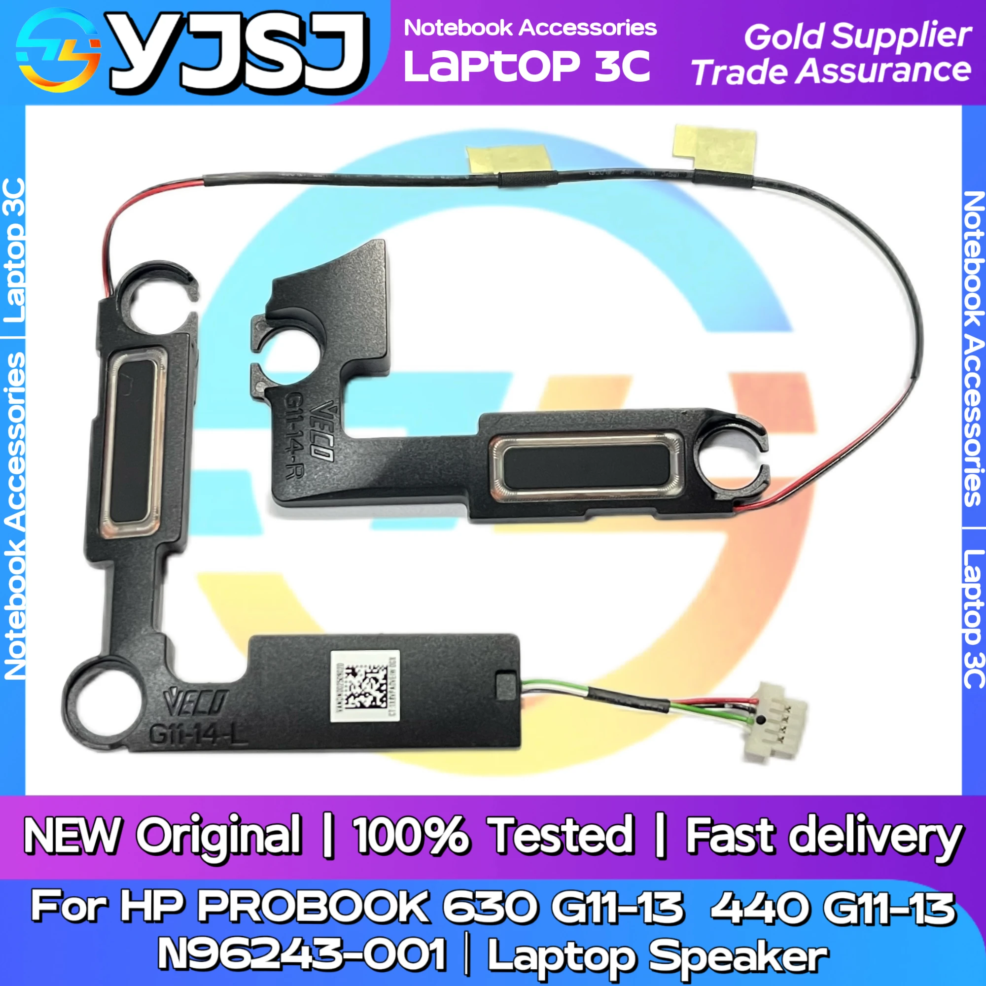 New Original Laptop Notebook Audio Speaker For HP PROBOOK 630 G11-13 440 G11-13 N96243-001 built-in speaker horn audio
New Original Laptop Notebook Audio Speaker For HP PROBOOK 630 G11-13 440 G11-13 N96243-001 built-in speaker horn audio