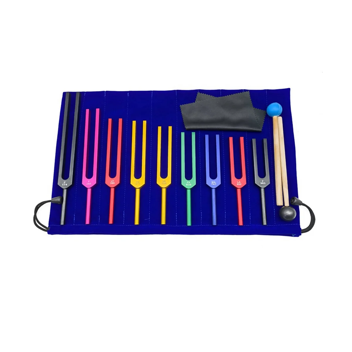 9Pcs Colorful Solfeggio Aluminum Alloy Tuning Forks, Therapy Tuning Forks, Speech Therapy
9Pcs Colorful Solfeggio Aluminum Alloy Tuning Forks, Therapy Tuning Forks, Speech Therapy