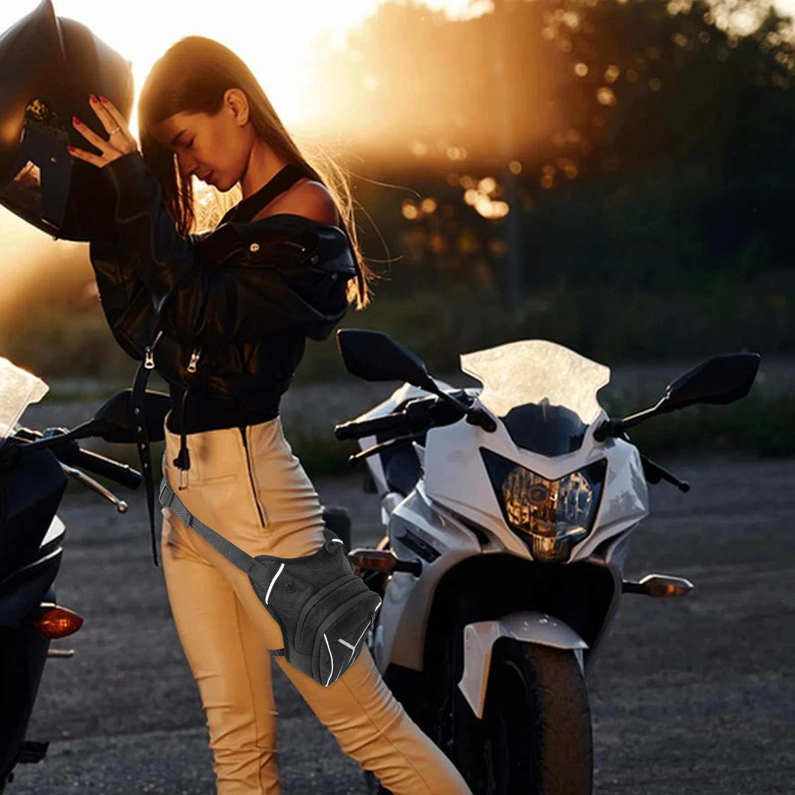 Мотоциклетная поясная сумка большой вместимости, многофункциональная, для активного отдыха, регулируемая, на бедро, для бега, кемпинга, походов
Мотоциклетная поясная сумка большой вместимости, многофункциональная, для активного отдыха, регулируемая, на бедро, для бега, кемпинга, походов