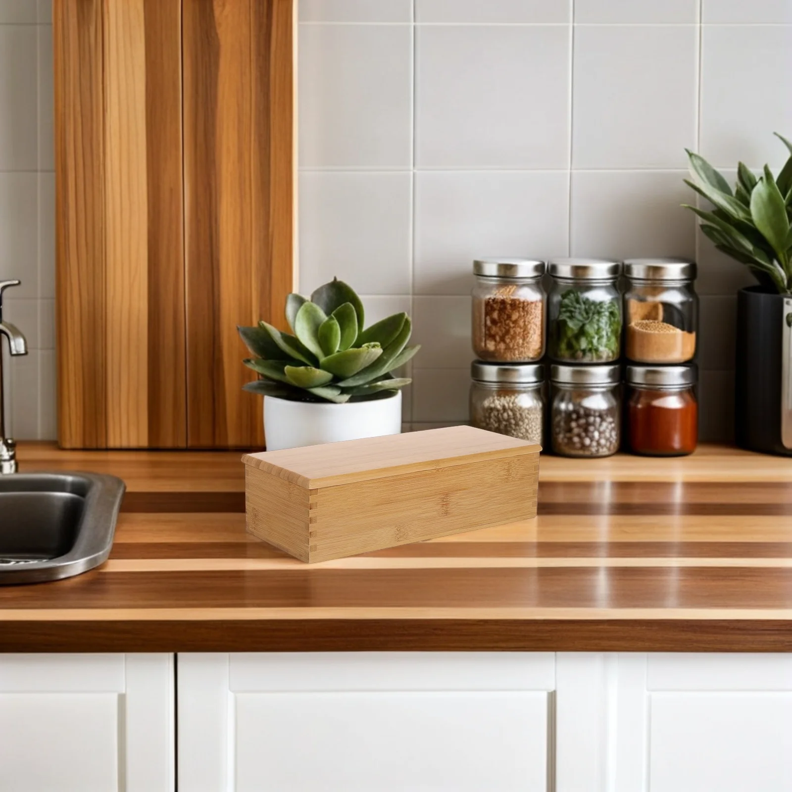 Органайзер для бамбуковых палочек для еды в японском стиле, разделенный ящик для хранения столовых приборов, крышка, держатель для ложки, вилки, кухонная столешница, ресторан
Органайзер для бамбуковых палочек для еды в японском стиле, разделенный ящик для хранения столовых приборов, крышка, держатель для ложки, вилки, кухонная столешница, ресторан