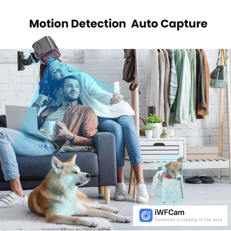 ABHU AS03 Mini Camera Smart Home Security Camera HD 1080P Wireless Security Surveillance Built-In Battery 960Mah Night Cam
ABHU AS03 Mini Camera Smart Home Security Camera HD 1080P Wireless Security Surveillance Built-In Battery 960Mah Night Cam