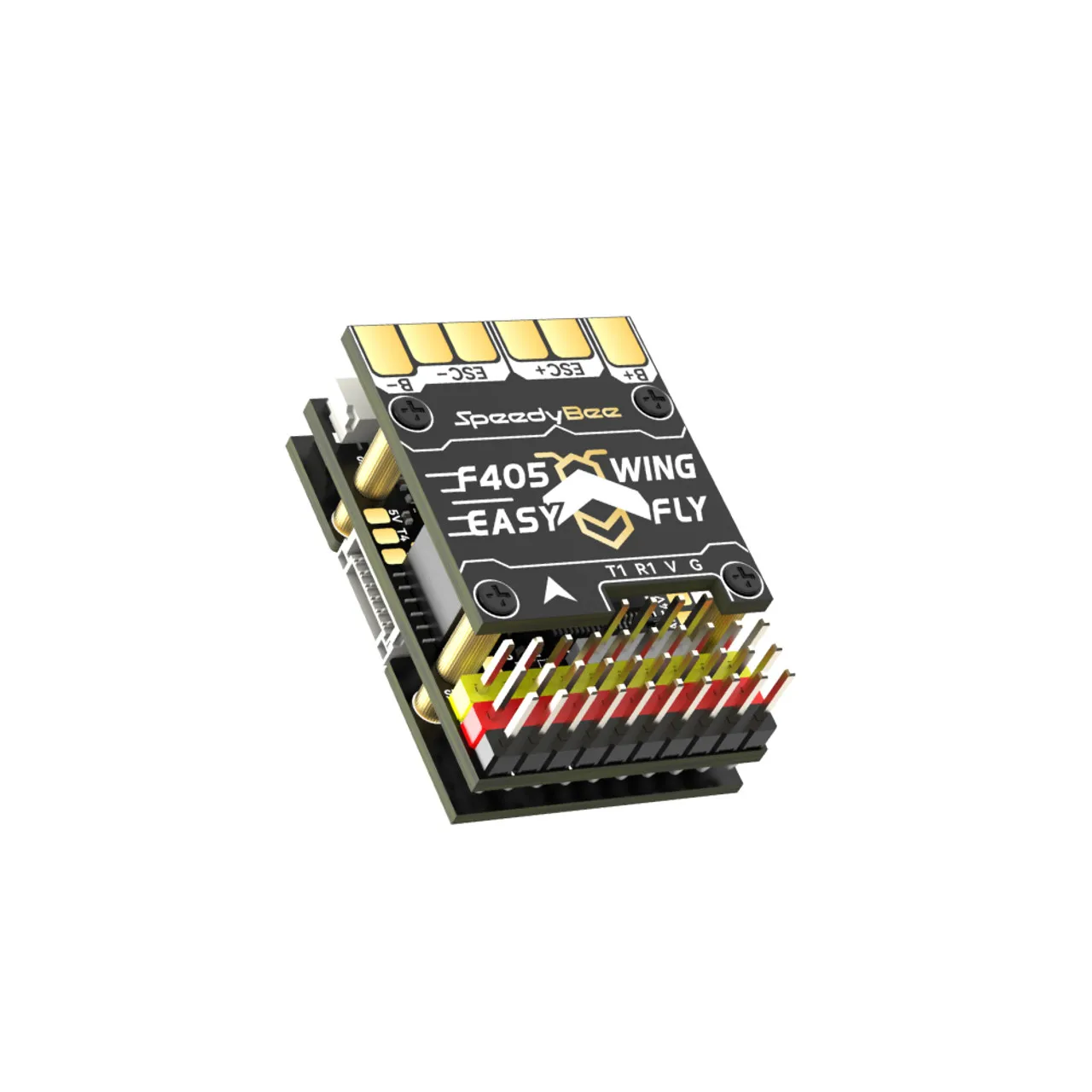 Контроллер полета SpeedyBee F405 WING MINI с фиксированным крылом 2-6S LiPo для радиоуправляемого летательного аппарата
Контроллер полета SpeedyBee F405 WING MINI с фиксированным крылом 2-6S LiPo для радиоуправляемого летательного аппарата
