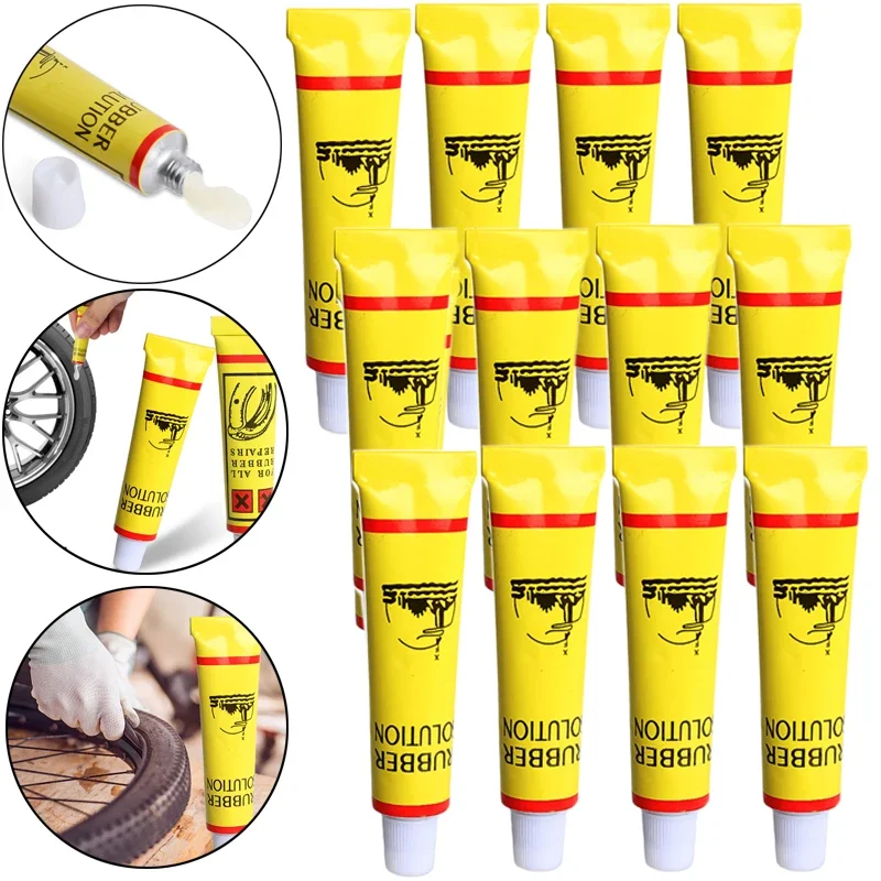 1/12Pcs Car Tire Repairing Glue Tyre Inner Tube Puncture Repair Tools Motorcycle Bike Universal Portable Repairing Glues 6ml
1/12Pcs Car Tire Repairing Glue Tyre Inner Tube Puncture Repair Tools Motorcycle Bike Universal Portable Repairing Glues 6ml