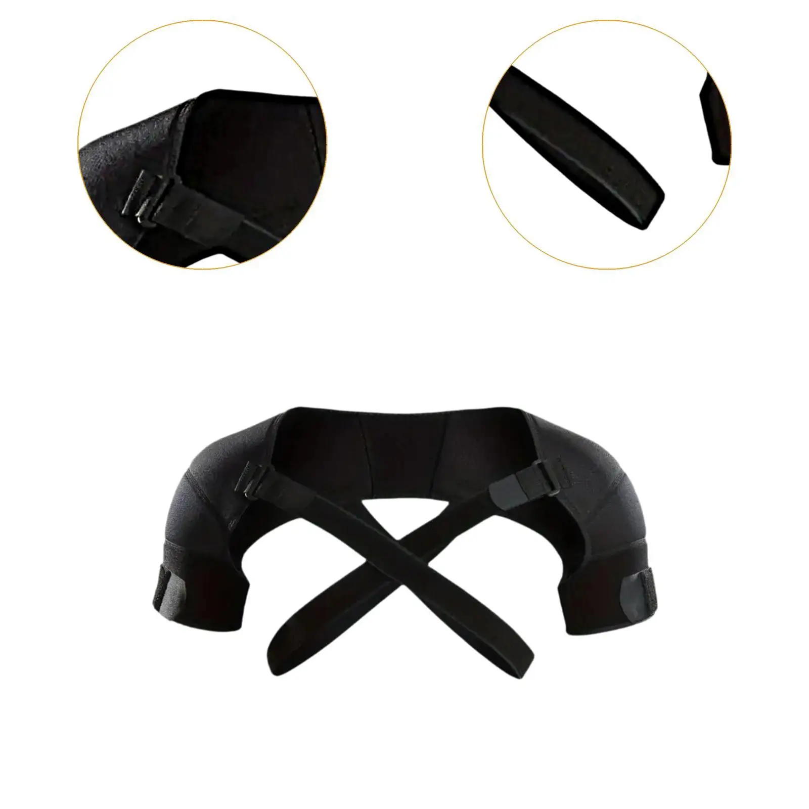 Shoulder Wrap Protector Adjustable Ergonomic Double Shoulder Brace Shoulder Belt
Shoulder Wrap Protector Adjustable Ergonomic Double Shoulder Brace Shoulder Belt