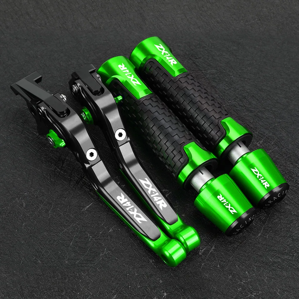 FOR Kawasaki ZX1400 ZX14R ZZR1400 2006 2007 2008 -2016 Motorcycle Accessories Adjustable Brake Clutch Levers Handbar End Grips
FOR Kawasaki ZX1400 ZX14R ZZR1400 2006 2007 2008 -2016 Motorcycle Accessories Adjustable Brake Clutch Levers Handbar End Grips