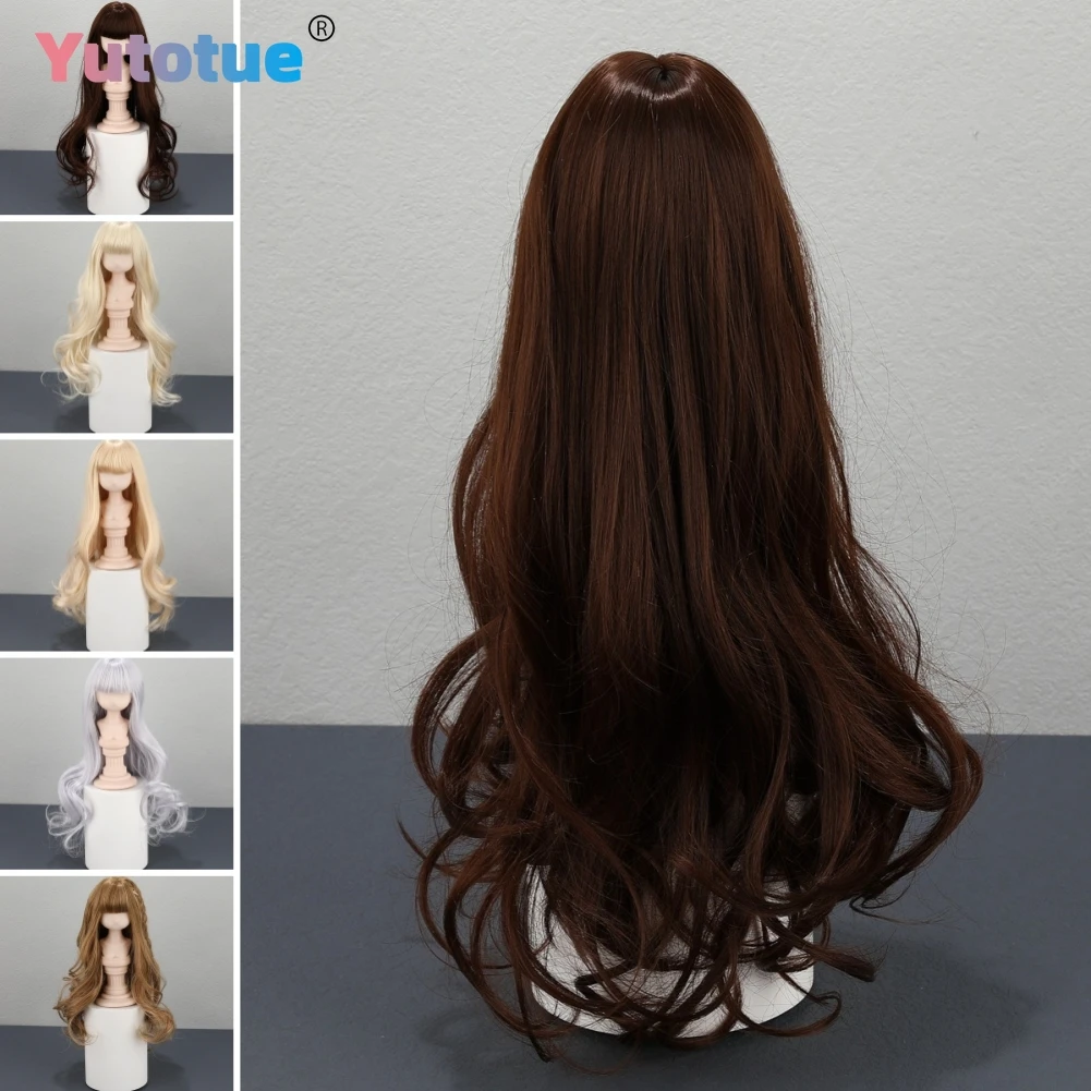 Yutotue Dolls Long Curly Hair with Bangs Wigs for 1/3 1/4 1/6 BJD Doll Fashion Doll Toy DIY Replace
Yutotue Dolls Long Curly Hair with Bangs Wigs for 1/3 1/4 1/6 BJD Doll Fashion Doll Toy DIY Replace