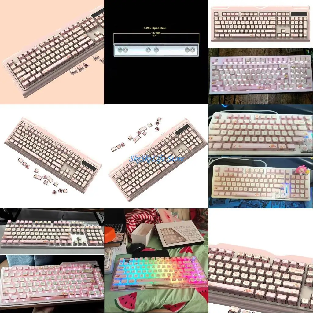 E65E Translucents Keycap Cartoon Keycap 116 PBT PC Small Color Mechanical Keyboards Keycaps
E65E Translucents Keycap Cartoon Keycap 116 PBT PC Small Color Mechanical Keyboards Keycaps