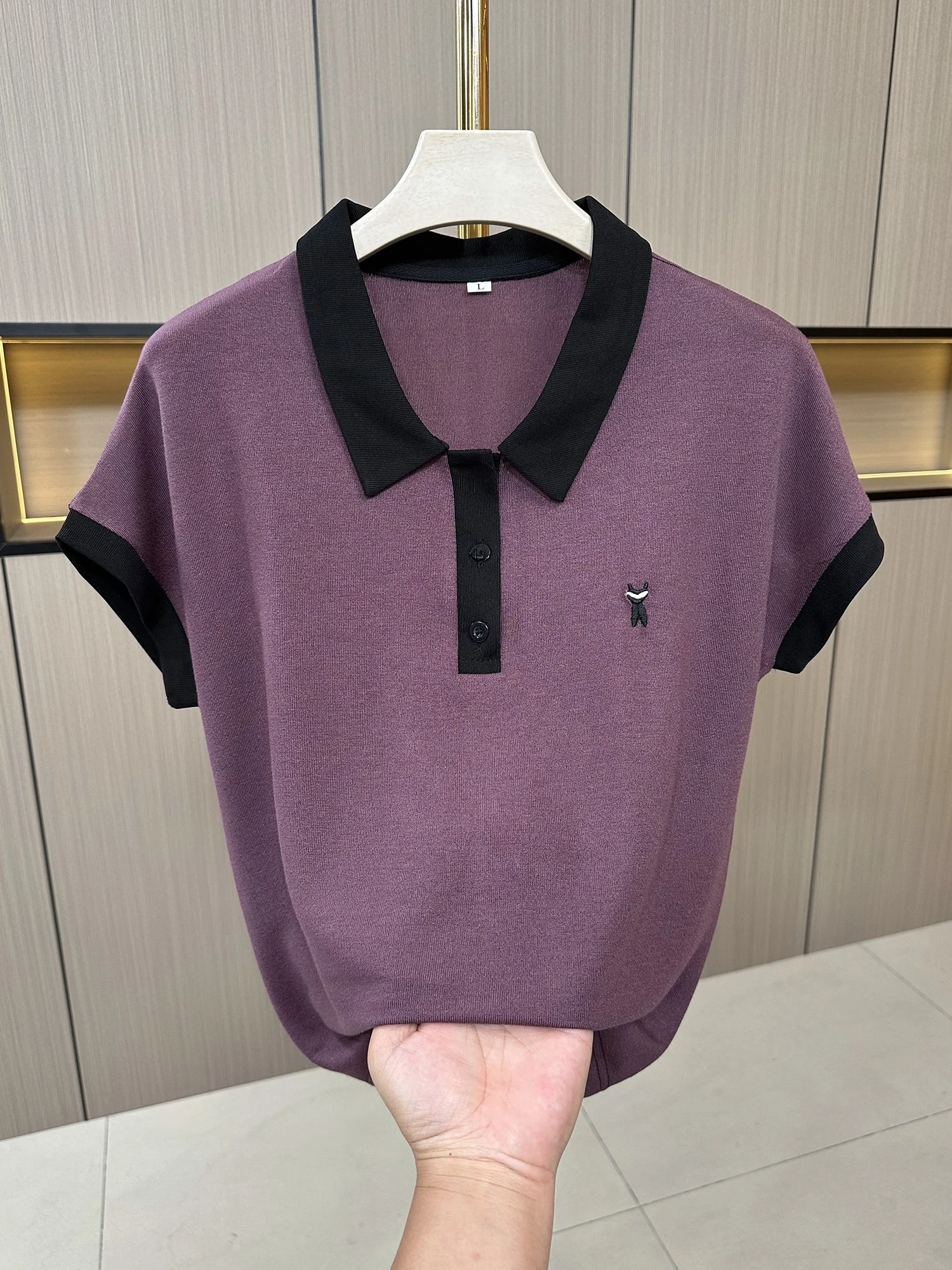 Fashionable Mommy Style Collared Short Sleeve T-Shirt Loose Fit Maternity Top Summer Breathable Cotton Half Sleeve Shirt
Fashionable Mommy Style Collared Short Sleeve T-Shirt Loose Fit Maternity Top Summer Breathable Cotton Half Sleeve Shirt