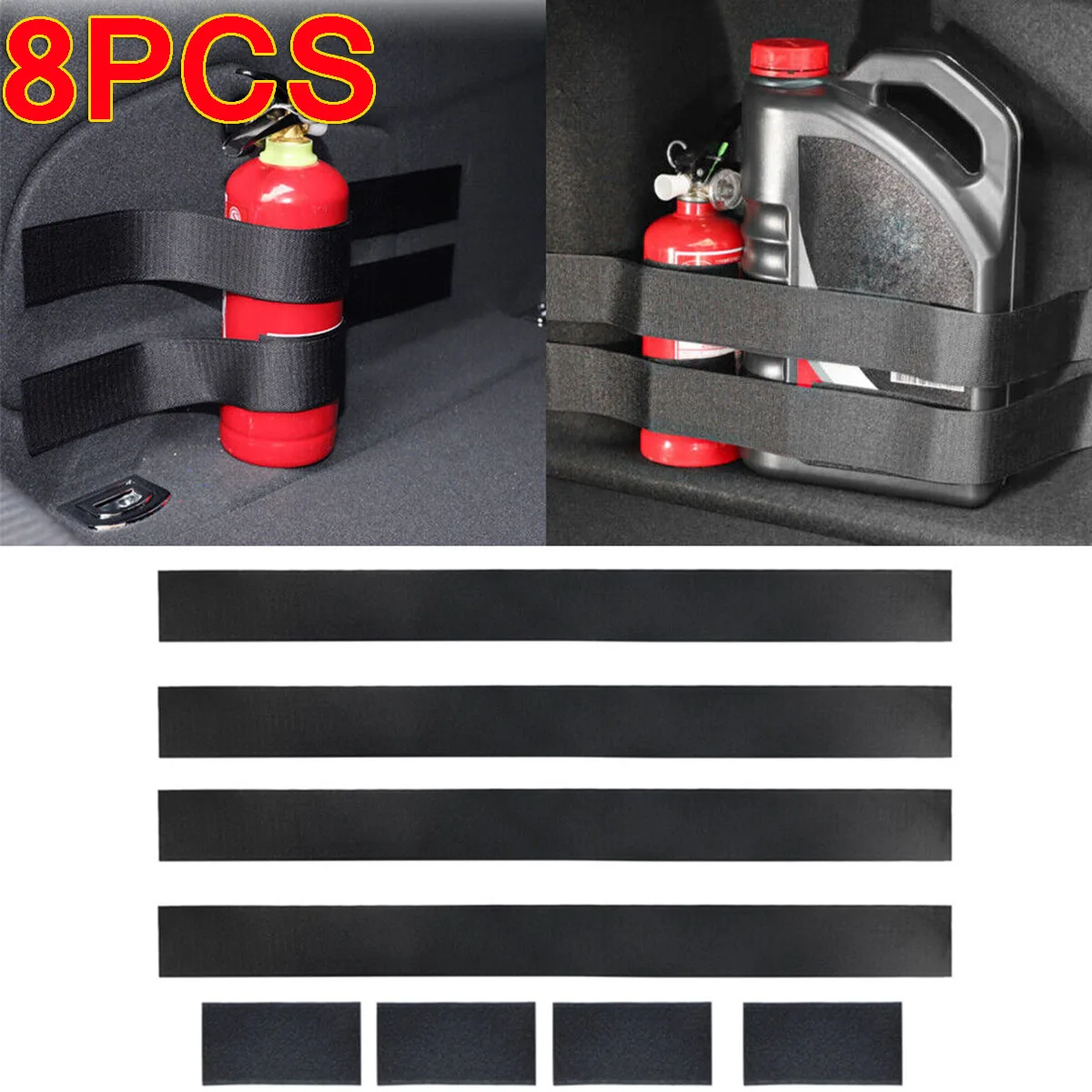 8Pcs 60cm Nylon Car Trunk Fixing Belt Organizer Storage Bag Tapes Accessories Kit Extinguish Organizer Strap Automotive Interior
8Pcs 60cm Nylon Car Trunk Fixing Belt Organizer Storage Bag Tapes Accessories Kit Extinguish Organizer Strap Automotive Interior