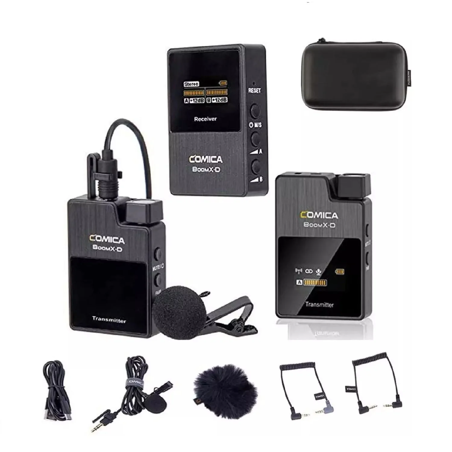 COMICA BoomX D D2 Wireless Mobile Microphone Condenser Recording Mic For Interview/YouTube /Live Stream/Conference/Podcast
COMICA BoomX D D2 Wireless Mobile Microphone Condenser Recording Mic For Interview/YouTube /Live Stream/Conference/Podcast