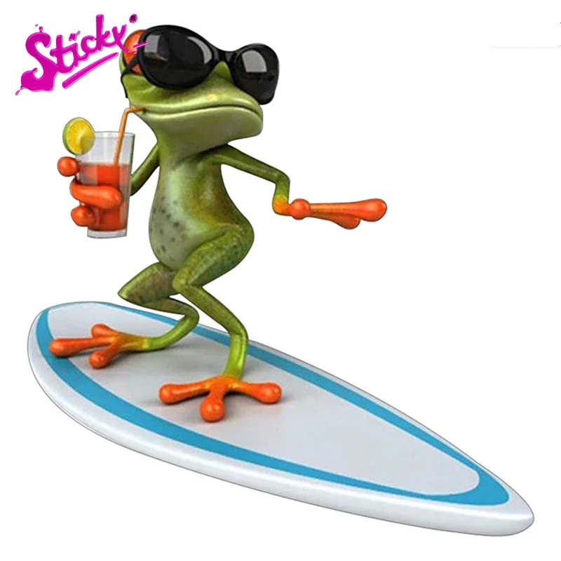 Surf Frogs Sticker Funny Frogs Vinyl Car Stickers - Waterproof Decals for Cars Trucks SUVs Window Bumper Laptop
Surf Frogs Sticker Funny Frogs Vinyl Car Stickers - Waterproof Decals for Cars Trucks SUVs Window Bumper Laptop