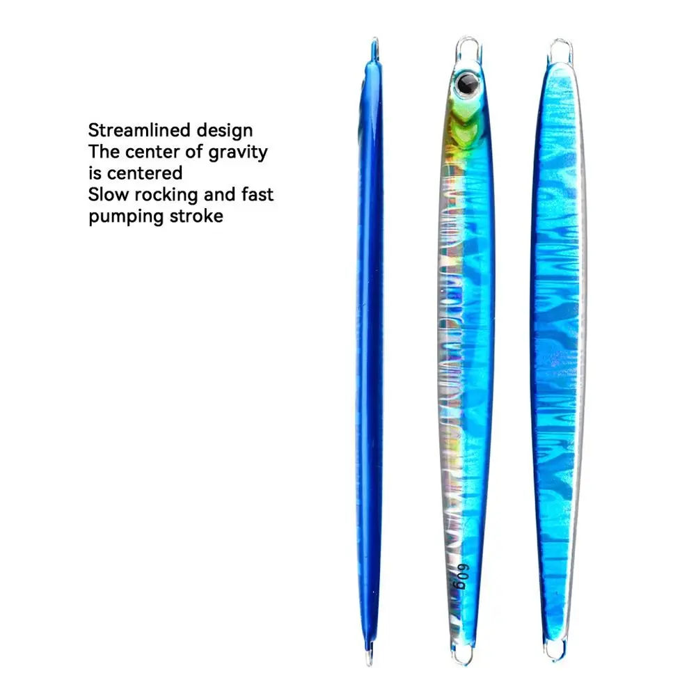 Durable Iron Fishing Lure 5 Color 40g 60g Spinning Baits Electroplated Floating Minnow Baits
Durable Iron Fishing Lure 5 Color 40g 60g Spinning Baits Electroplated Floating Minnow Baits