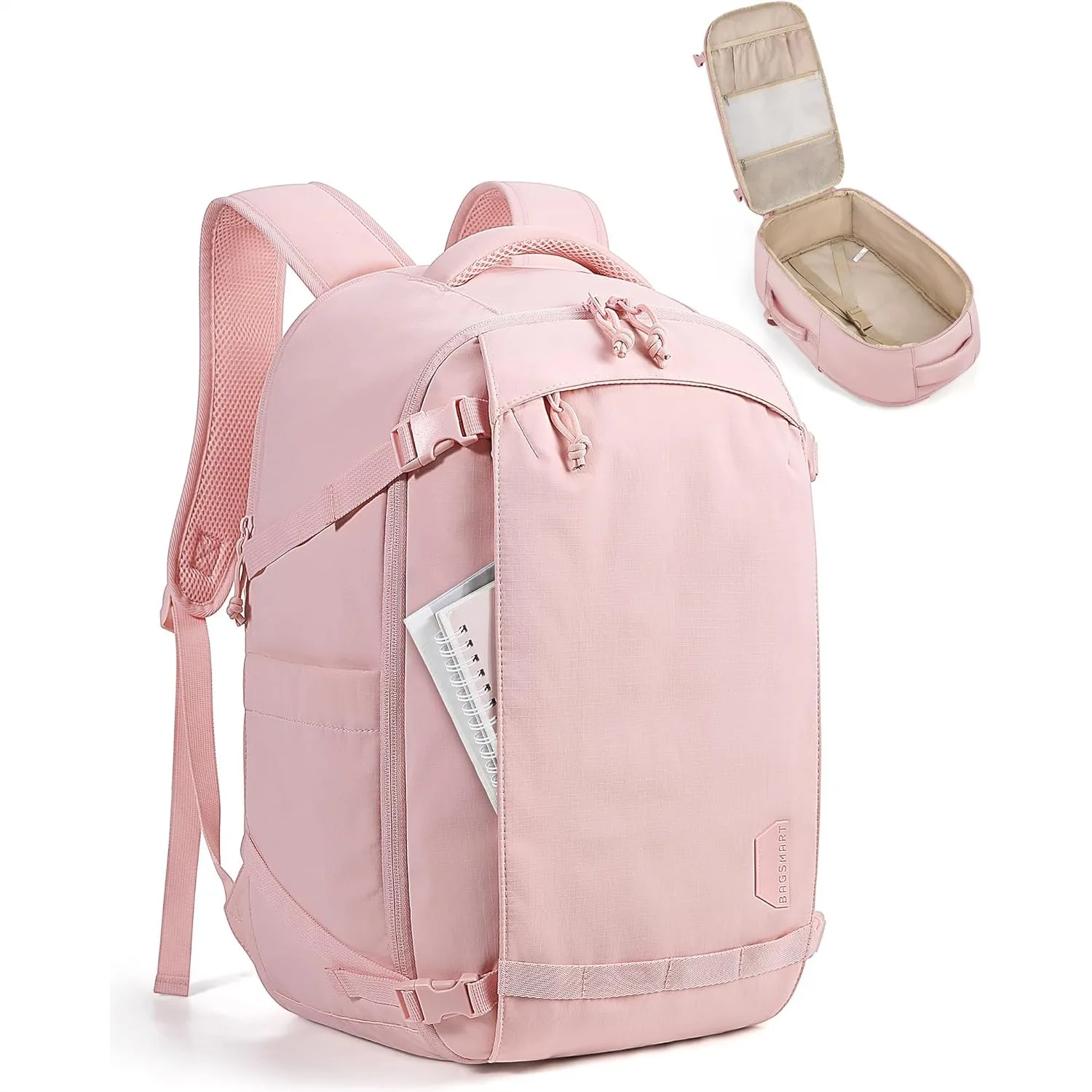 Travel Backpack for Women 15.6 Inch Carry On Flight Approved TSA Personal Item Water Resistant Weekender Daypack Pink
Travel Backpack for Women 15.6 Inch Carry On Flight Approved TSA Personal Item Water Resistant Weekender Daypack Pink