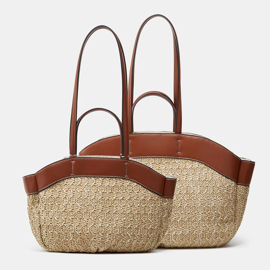 Large Capacity Straw Tote Bag Summer Woven Beach Bags for Women Shoulder Bag Travel Shopper Purses and Handbags NEW Bucket Bags
Large Capacity Straw Tote Bag Summer Woven Beach Bags for Women Shoulder Bag Travel Shopper Purses and Handbags NEW Bucket Bags