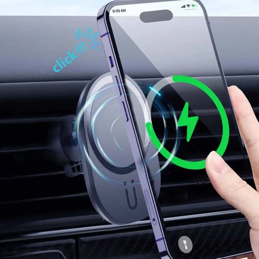 Magnetic Car Wireless Charger Stand For Magsafe iPhone 16 15 14 13 12 Pro Max Car Air Vent Phone Holder Fast Charging Station
Magnetic Car Wireless Charger Stand For Magsafe iPhone 16 15 14 13 12 Pro Max Car Air Vent Phone Holder Fast Charging Station