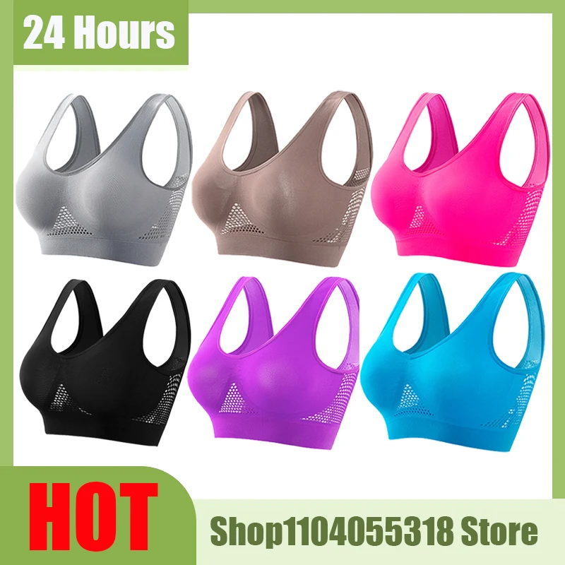 S-5XL Seamless Bras For Women Push Up Hollow Breathable Sports Bra Female Unwired No Pads Crop Top Girls Sexy Lingerie Brassiere
S-5XL Seamless Bras For Women Push Up Hollow Breathable Sports Bra Female Unwired No Pads Crop Top Girls Sexy Lingerie Brassiere