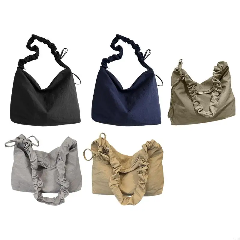 E8FB Women Casual Shoulder Bag Solid Color Crossbody Bag Pleated Cloud Bag Large Capacity Bag for Daily Travel
E8FB Women Casual Shoulder Bag Solid Color Crossbody Bag Pleated Cloud Bag Large Capacity Bag for Daily Travel