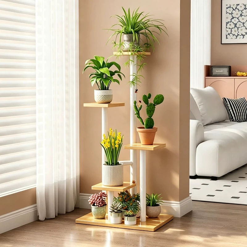 Flower Plant Stands Indoor Balcony Pot Display Stand Adjustable Vertical Arredo Giardino Per Esterno Terrace Furniture
Flower Plant Stands Indoor Balcony Pot Display Stand Adjustable Vertical Arredo Giardino Per Esterno Terrace Furniture
