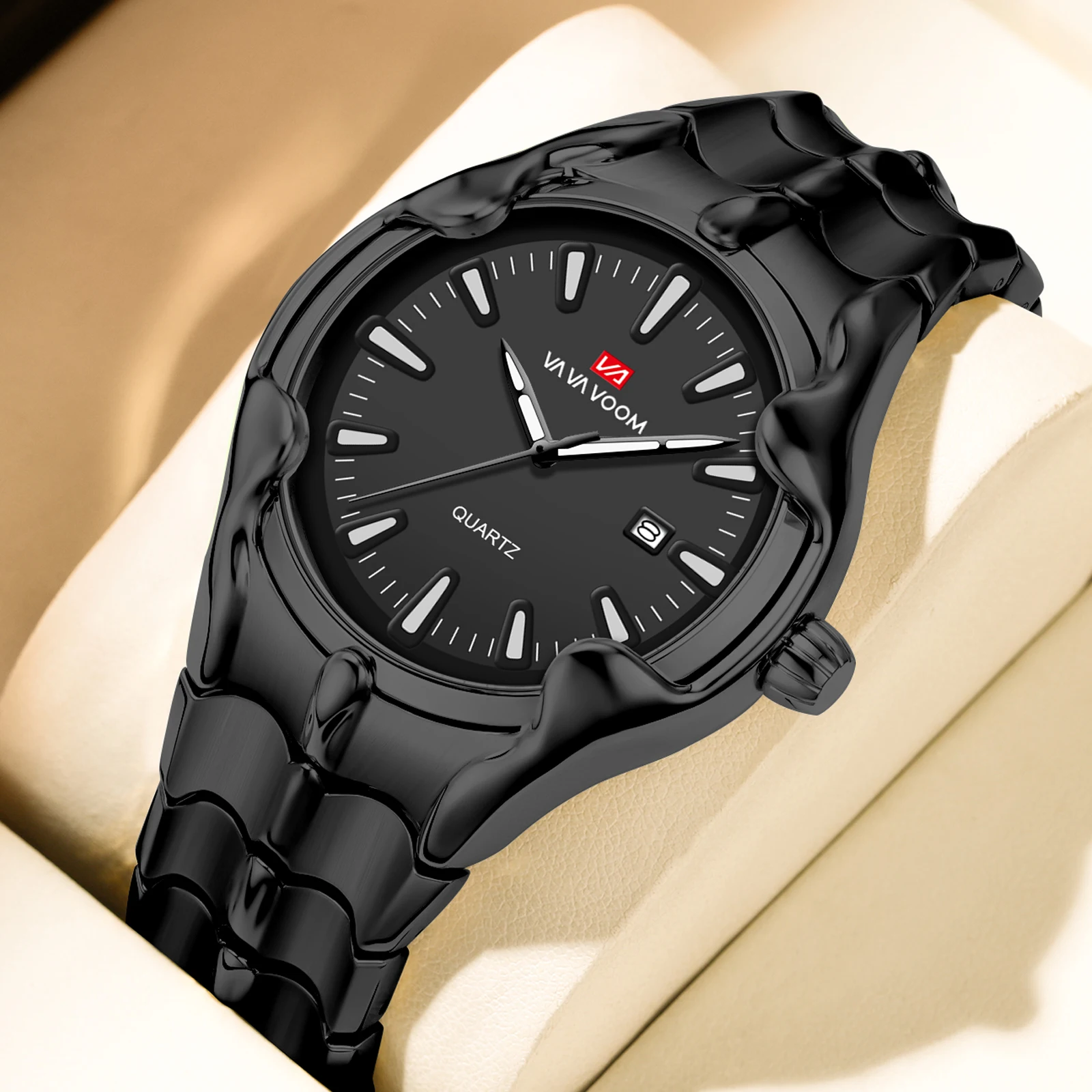 black statement Y2k Unique Design Case Quartz Watch Men Movement Luxury Steel Business Style Enlarged Creative Wristwatch Montre
black statement Y2k Unique Design Case Quartz Watch Men Movement Luxury Steel Business Style Enlarged Creative Wristwatch Montre